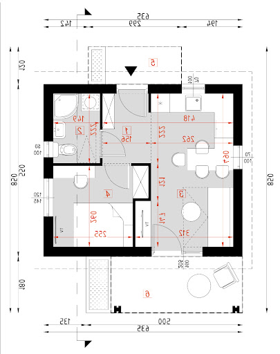 D311 - Rzut parteru