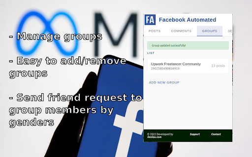 Facebook Automated - Save 90% your time
