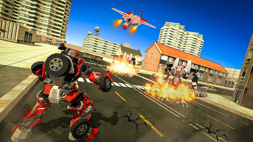 Airplane Jet Robot Transform Robot Shooting Games