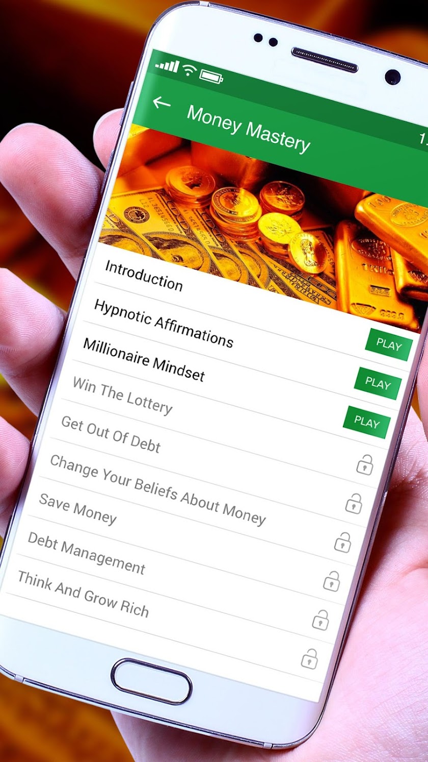 Hypnosis for Money Mastery Screen 2