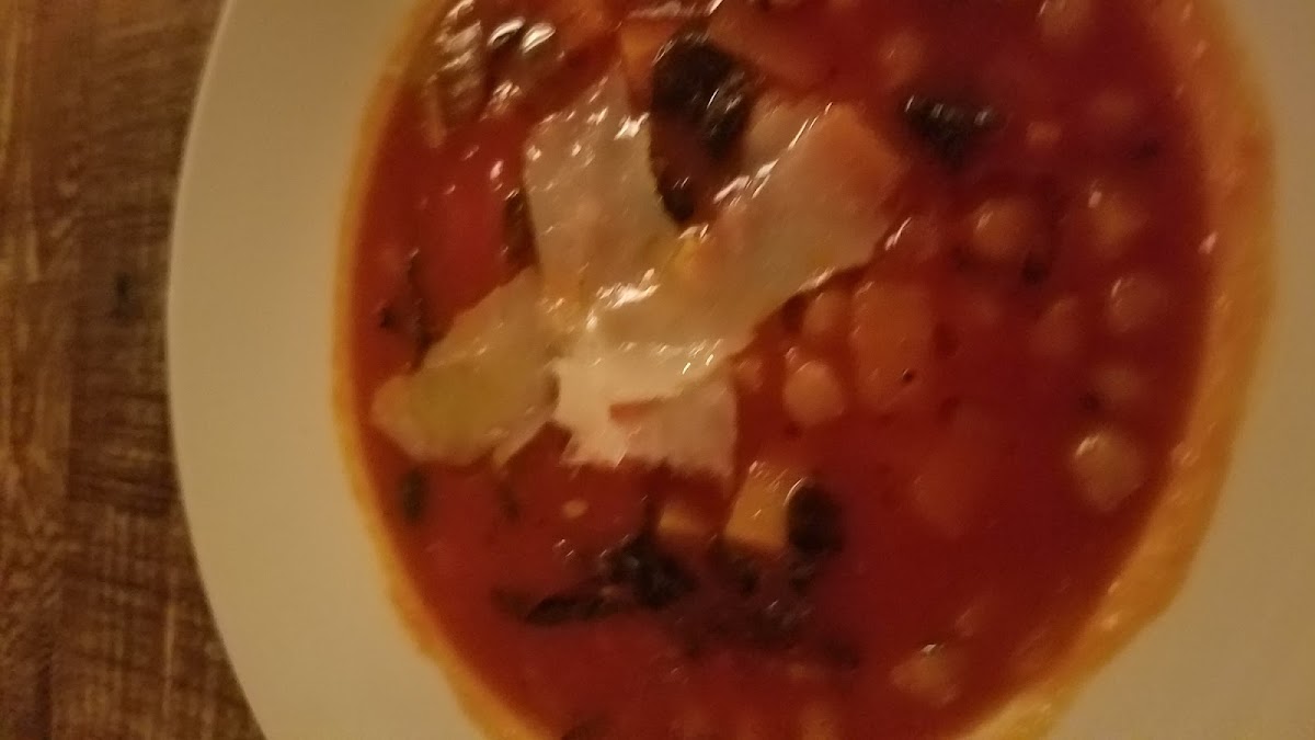 Chicpea veggie minestrone