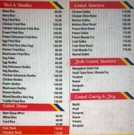 Parijatha Fish Land menu 1