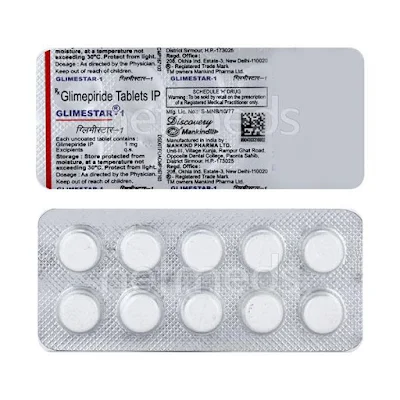 GLIMESTAR 3MG TAB 10'S