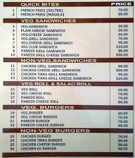 Buddys Bakery & Restaurant menu 1