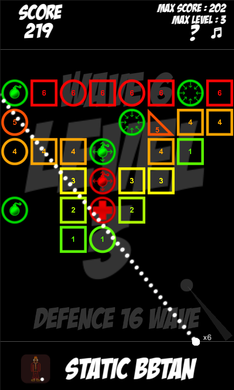 Android application Static BBTAN screenshort