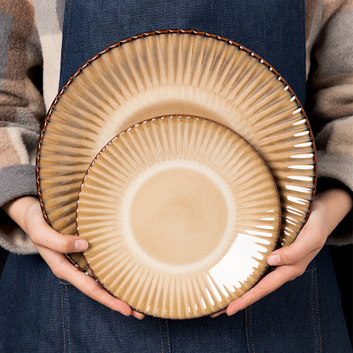 Title 5, Plate Home Creative Retro Western Food Simple S...