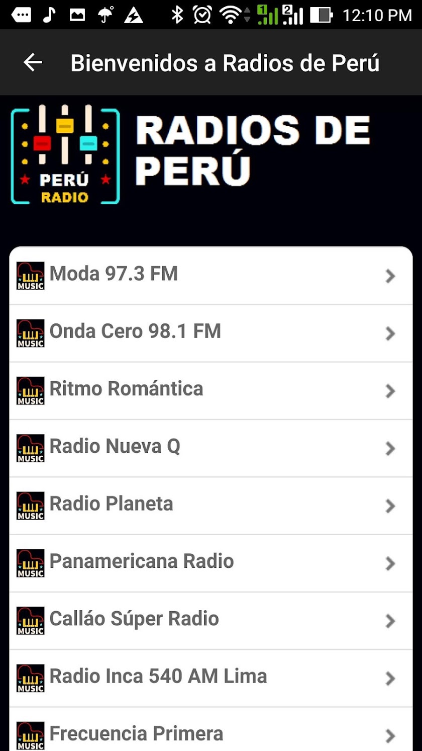 Radios de Perú Screen 3