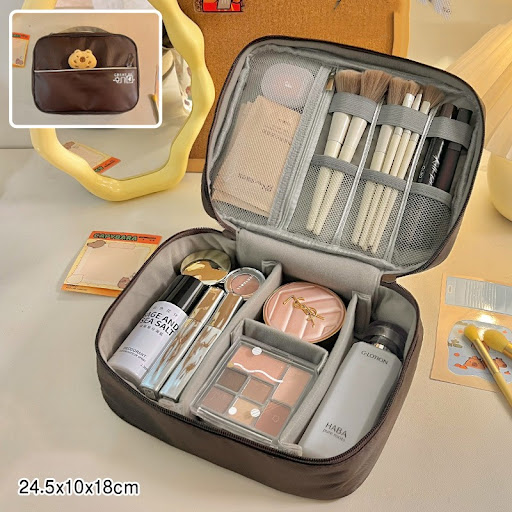 Title 4, Large Capacity Cosmetic Bag Multi-function Laye...