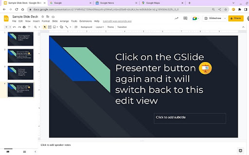 GSlide Presenter