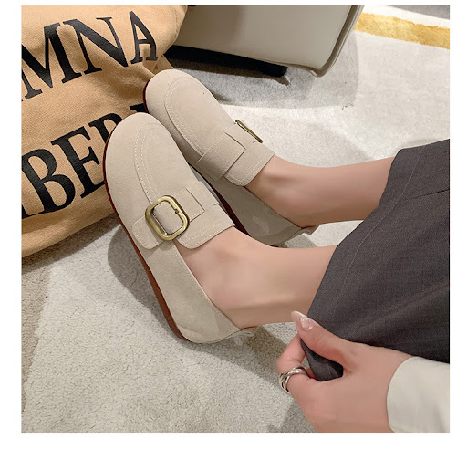 Title 4, Retro Slip-on Shallow Mouth Flat Casual Shoes o...