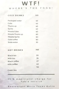 White Negro menu 3