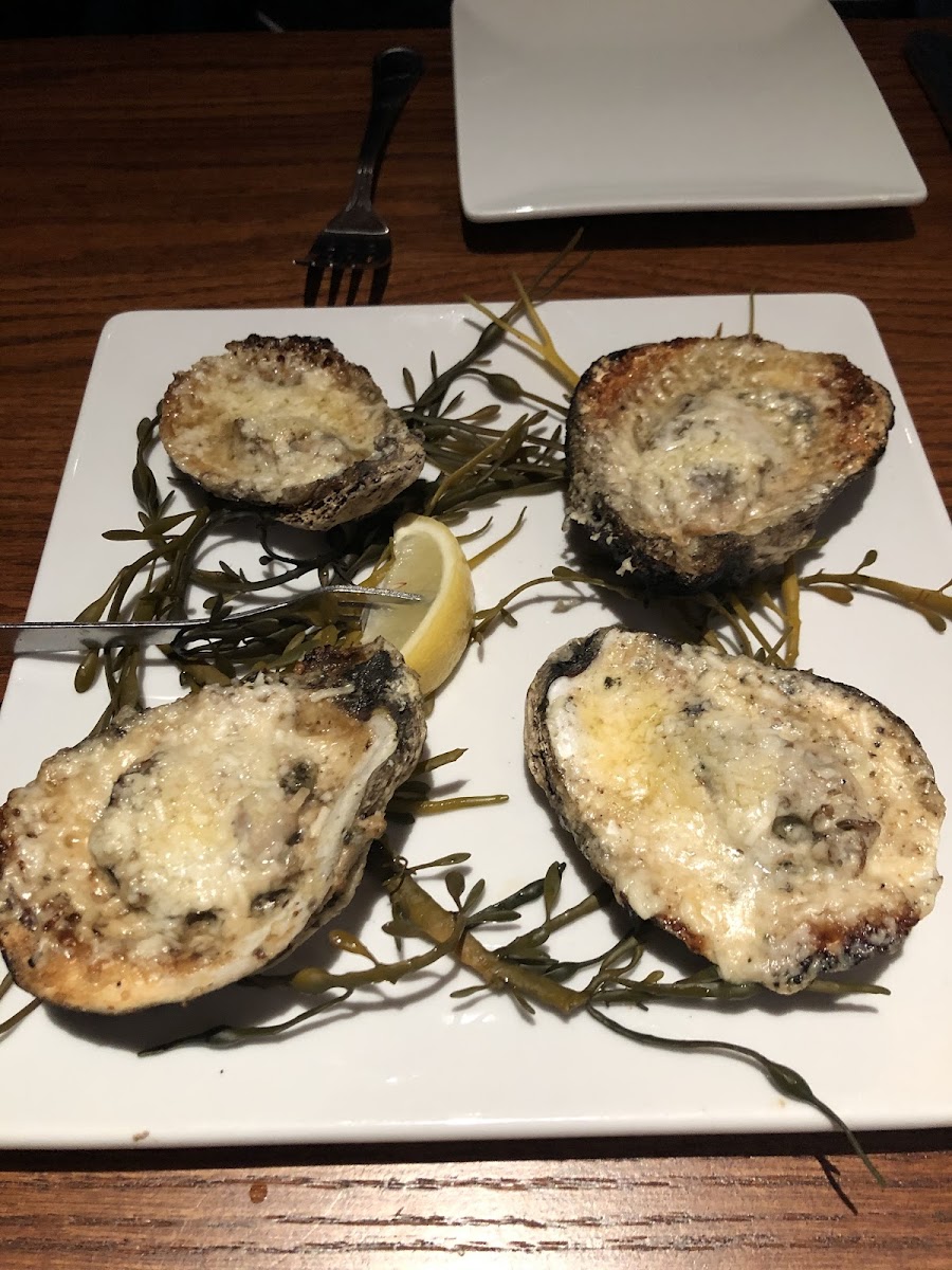 Charbroiled oysters