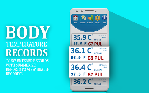 Body Temperature Fever  Thermometer History Diary