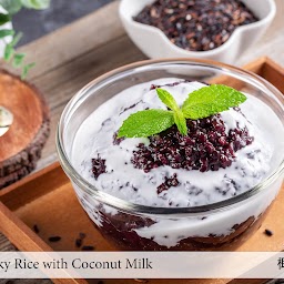 Black Sticky Rice with Coconut Milk