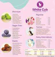 White Cub menu 4