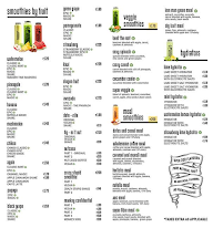 Drunken Monkey menu 1