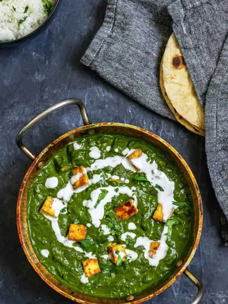 Lasooni Palak Paneer