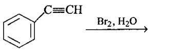 Chemical reaction of alkynes