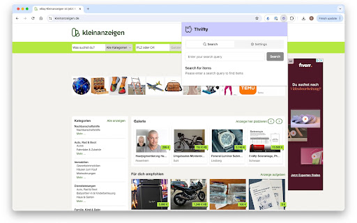 Thrifty - Classified Ads Search