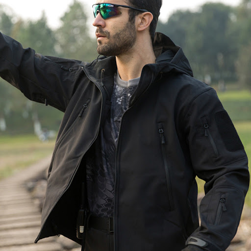 Title 2, Shark Skin Soft Shell Jacket Waterproof Windpro...