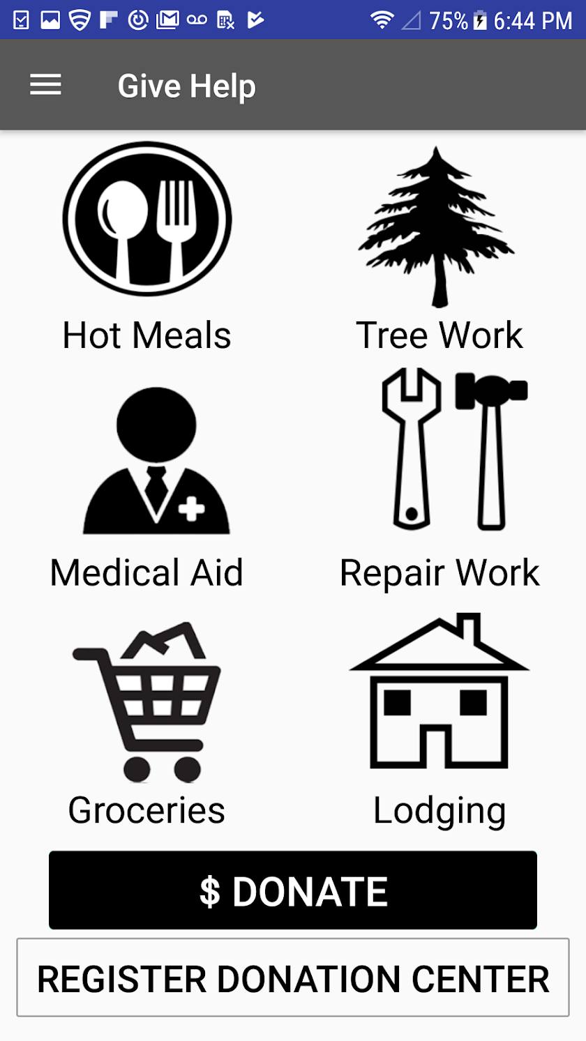 Disaster Resource Screen 3