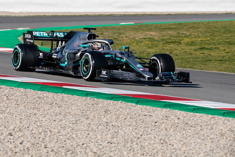 Lewis Hamilton during the F1 Winter Testing at Circuit de Barcelona-Catalunya on February 26, 2019 Barcelona, Spain.