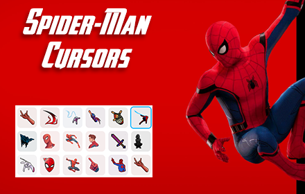 Spiderman Cursor - Custom Cursor for Chrome