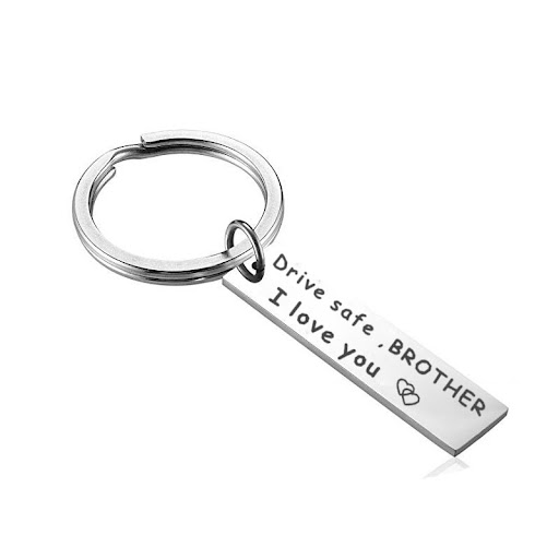 Title 1, Family Affection Keychain Stainless Steel Autom...