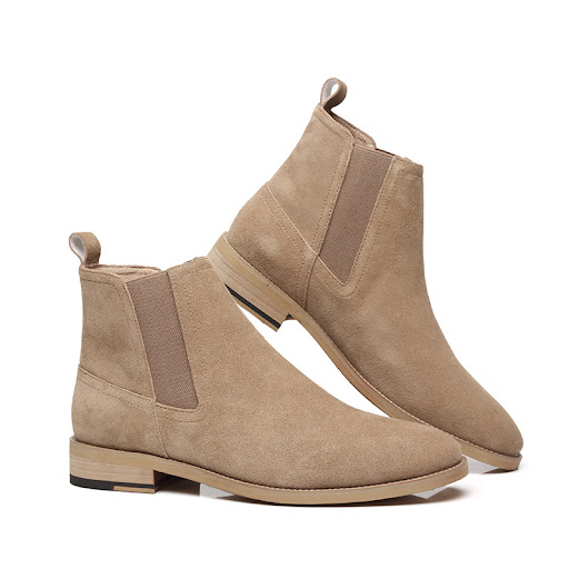 Title 7, Mens leather Martin boots, British casual styl...