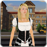 Cover Image of Скачать Virtual Girl: New High School Sim 1.06 APK