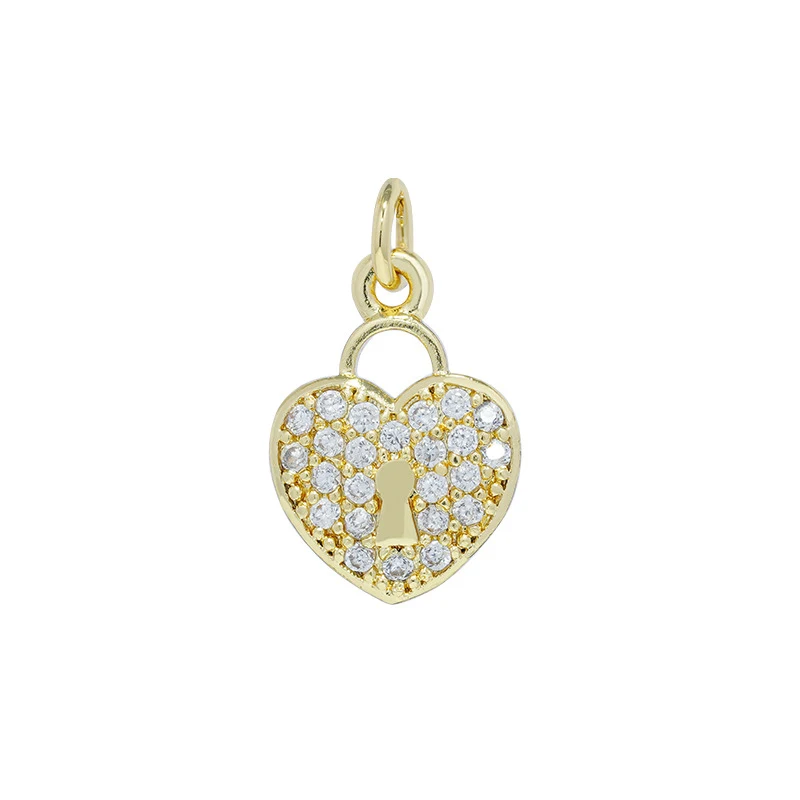 Accessori fai da te per braccialetti con ciondoli Micro zirconi incastonati Crea gioielli personalizzati e unici con facilità