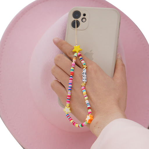 Title 2, Simple Pearl Anti-Lost Mobile Phone Chain Lanya...