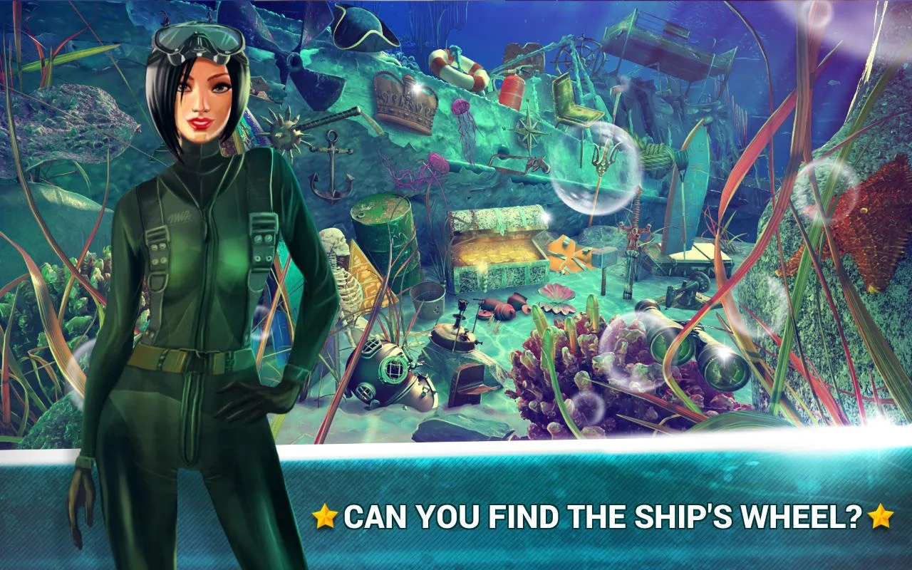 Hidden Objects Submarine Monster v2.04