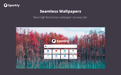 Sparkly: New Tab, Tab Manager, Bookmarks