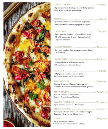 Fat Lulu's Pizza menu 