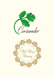 Coriander menu 1