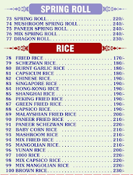 Chopsticks Pure Veg menu 4