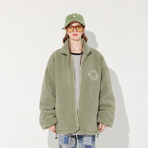 Title 6, Ins Fashion Warm Keeping Loose Lapel Harajuku H...