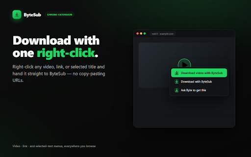 ByteSub — Video & Media Downloader screenshot 5