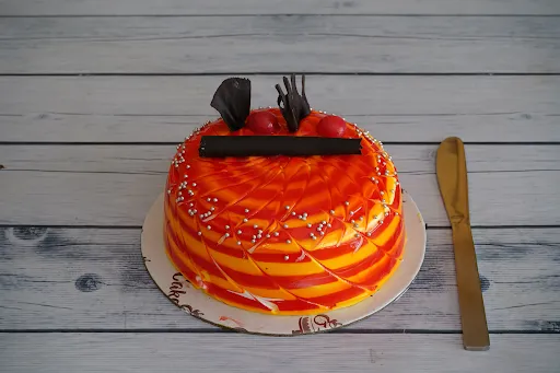 Strawberry And Mango Dual Cake