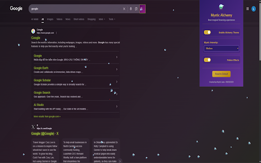 Mystic Alchemy Chrome Theme