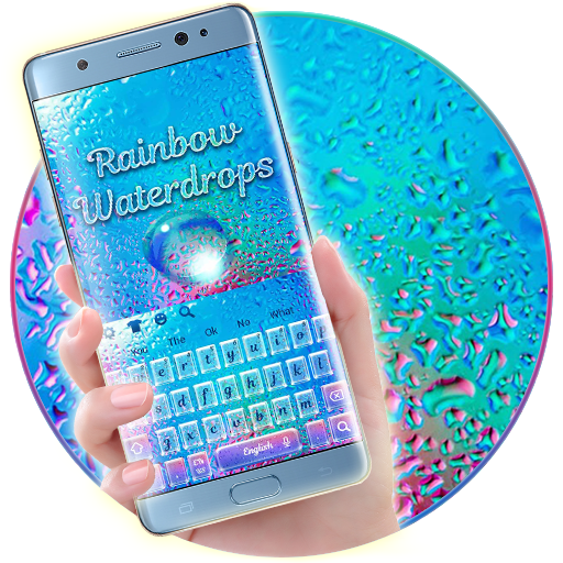 Rainbow Waterdrop Keyboard