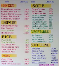 Sikkim Tourism Tashi Delek Food Stall menu 3