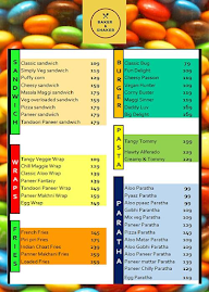 Baker & Shaker menu 1