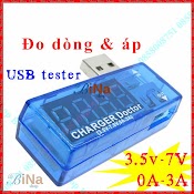 Usb Tester 7V 3A Hiển Thị Điện Áp Và Dòng Tải