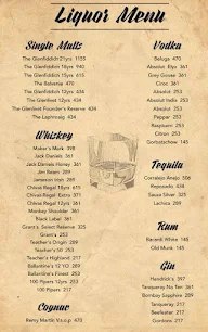 Bandstand menu 5