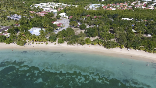 Drone footage of the beach in Le Marin, Martinique, taken during a sailing on Silver Spirit. 