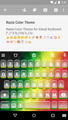 免費下載個人化APP|Rasta Color Emoji Keyboard app開箱文|APP開箱王
