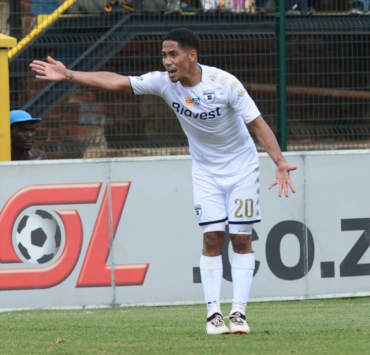 Steven Pienaar of Wits during the MTN 8, Semi Final 2nd Leg match between Bidvest Wits and Cape Town City FC at Bidvest Stadium on September 10, 2017 in Johannesburg, South Africa.