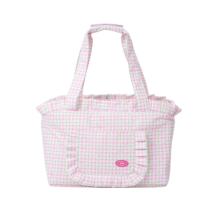 Bolsa de Transporte Crossbody para Passeios Suprimentos Pet Confortável e Segura Ideal para Cães e Gatos em Viagens
